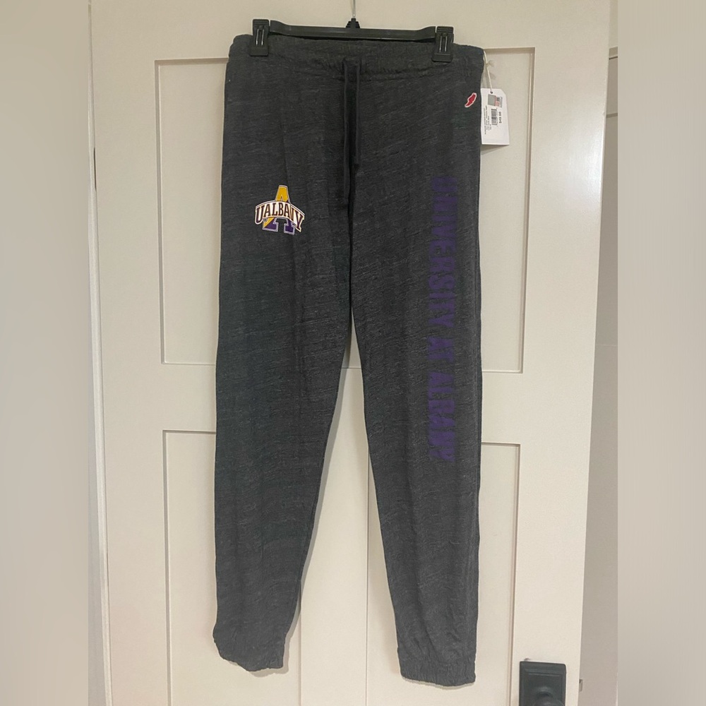 Sweatpants/joggers grey/black/purple with track logo